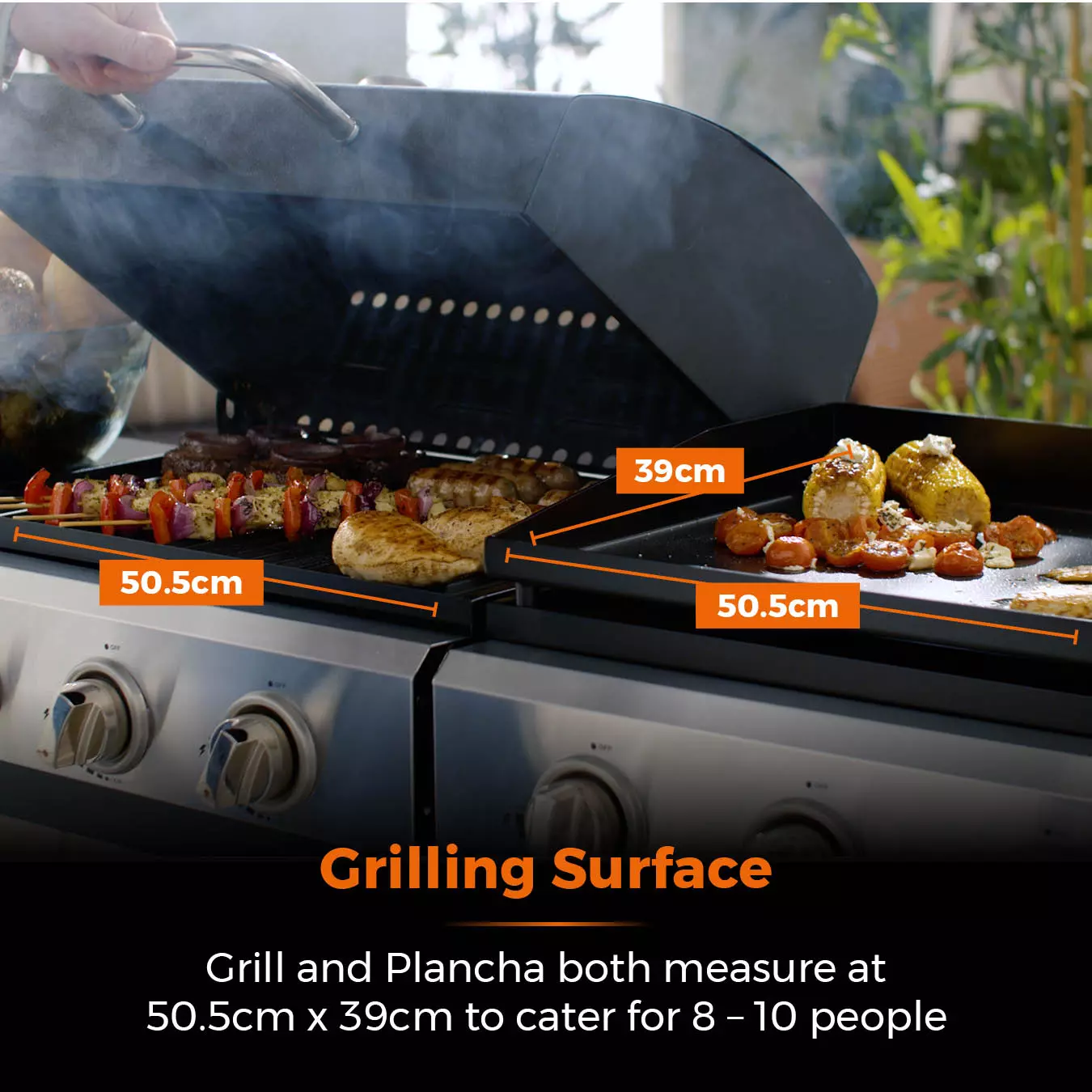 Goucho BBQ and Plancha T978544 BBQ Tower Housewares