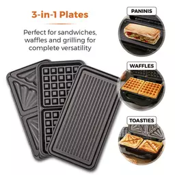 Black & Decker 3 in 1 Sandwichmaker, Grill & Wafflemaker - Review and Demo  