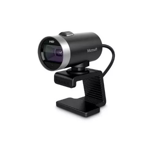 Microsoft LifeCam Webcam - 30 fps - USB 2.0 - 5 Megapixel Interpolated - 1280 x 720 Video - CMOS Sensor - Auto-focus - Widescreen - Microphone .