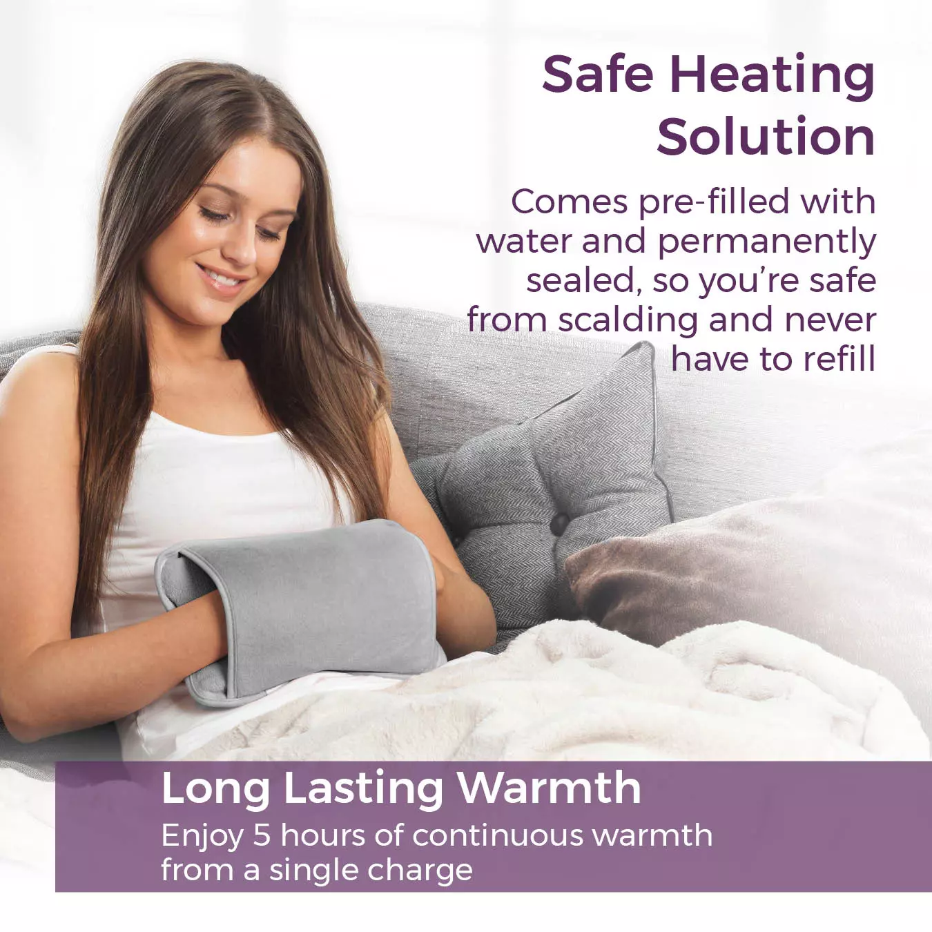 Spa Rechargeable Hot Water Bottle | Comfort | Carmen Products