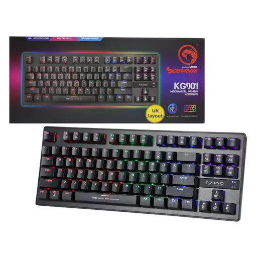 Marvo KG901 RGB LED Compact 60% Mechanical Keyboard
