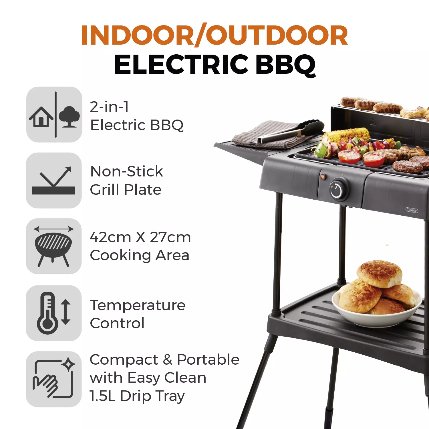 Indoor outdoor clearance bbq